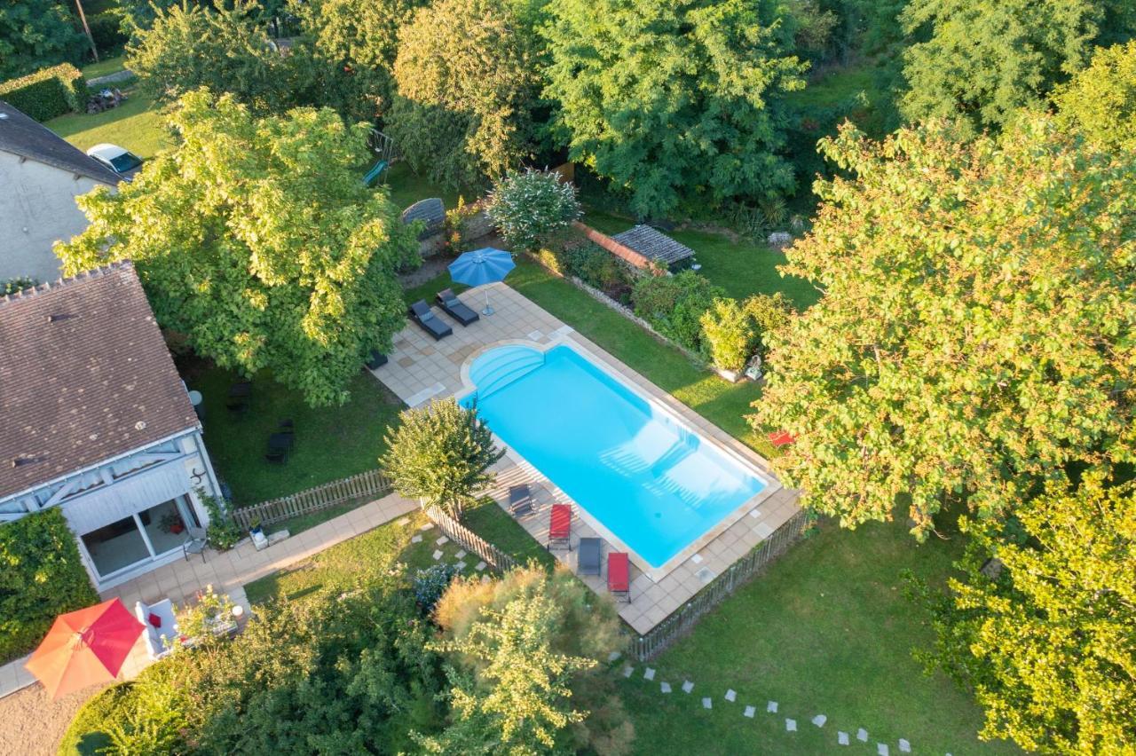 Le Clos De La Rousseliere Francueil Bagian luar foto